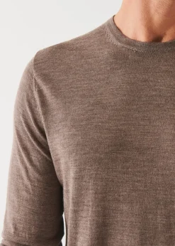 PATRICK ASSARAF Extra-Fine Merino Crewneck|Men Knitwear