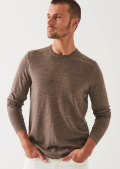 PATRICK ASSARAF Extra-Fine Merino Crewneck|Men Knitwear