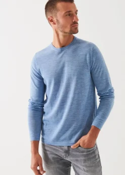 PATRICK ASSARAF Extra-Fine Merino Crewneck|Men Knitwear
