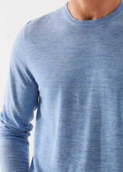 PATRICK ASSARAF Extra-Fine Merino Crewneck|Men Knitwear