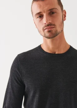 PATRICK ASSARAF Extra-Fine Merino Crewneck|Men Knitwear