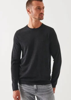 PATRICK ASSARAF Extra-Fine Merino Crewneck|Men Knitwear