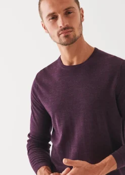 PATRICK ASSARAF Extra-Fine Merino Crewneck|Men Knitwear