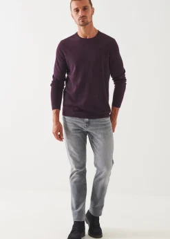PATRICK ASSARAF Extra-Fine Merino Crewneck|Men Knitwear