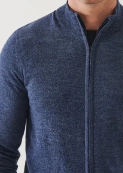 PATRICK ASSARAF Extra-Fine Merino Full Zip|Men Knitwear