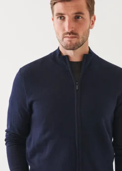 PATRICK ASSARAF Extra-Fine Merino Full Zip|Men Knitwear