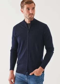 PATRICK ASSARAF Extra-Fine Merino Full Zip|Men Knitwear