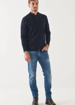 PATRICK ASSARAF Extra-Fine Merino Full Zip|Men Knitwear