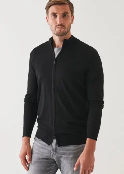 PATRICK ASSARAF Extra-Fine Merino Full Zip|Men Knitwear