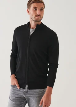PATRICK ASSARAF Extra-Fine Merino Full Zip|Men Knitwear