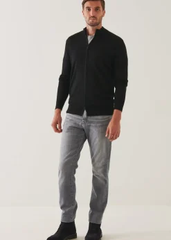 PATRICK ASSARAF Extra-Fine Merino Full Zip|Men Knitwear