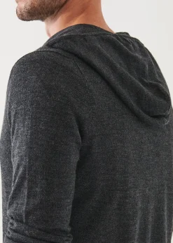 PATRICK ASSARAF Extra-Fine Merino Full Zip Hoodie|Men Knitwear