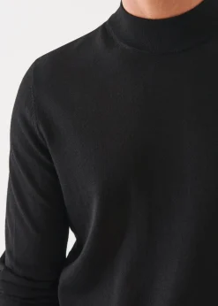 PATRICK ASSARAF Extra-Fine Merino Mock Neck|Men Knitwear