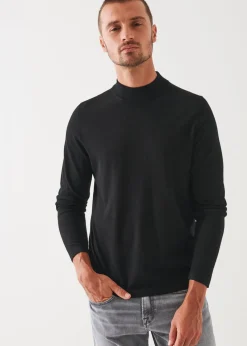 PATRICK ASSARAF Extra-Fine Merino Mock Neck|Men Knitwear