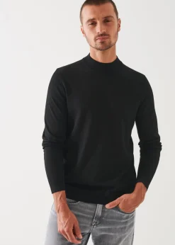 PATRICK ASSARAF Extra-Fine Merino Mock Neck|Men Knitwear