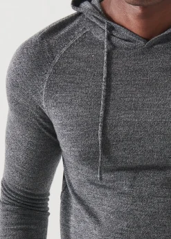 PATRICK ASSARAF Extra-Fine Merino Popover Hoodie|Men Knitwear