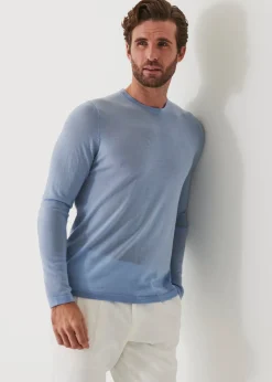 PATRICK ASSARAF Extra-Fine Merino Sweater|Men Knitwear