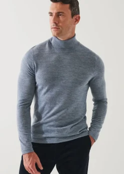 PATRICK ASSARAF Extra-Fine Merino Turtleneck|Men Knitwear