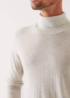 PATRICK ASSARAF Extra-Fine Merino Turtleneck|Men Knitwear