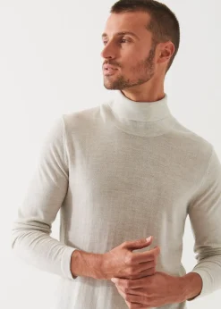 PATRICK ASSARAF Extra-Fine Merino Turtleneck|Men Knitwear
