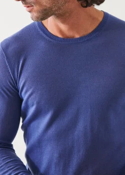 PATRICK ASSARAF Fine Gauge Merino Wool Crewneck|Men Knitwear