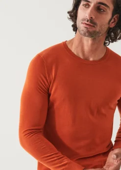PATRICK ASSARAF Fine Gauge Merino Wool Crewneck|Men Knitwear