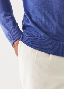 PATRICK ASSARAF Fine Gauge Merino Wool Crewneck|Men Knitwear
