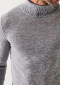 PATRICK ASSARAF Fine Gauge Merino Wool Turtleneck|Men Knitwear