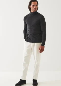 PATRICK ASSARAF Fine Gauge Merino Wool Turtleneck|Men Knitwear
