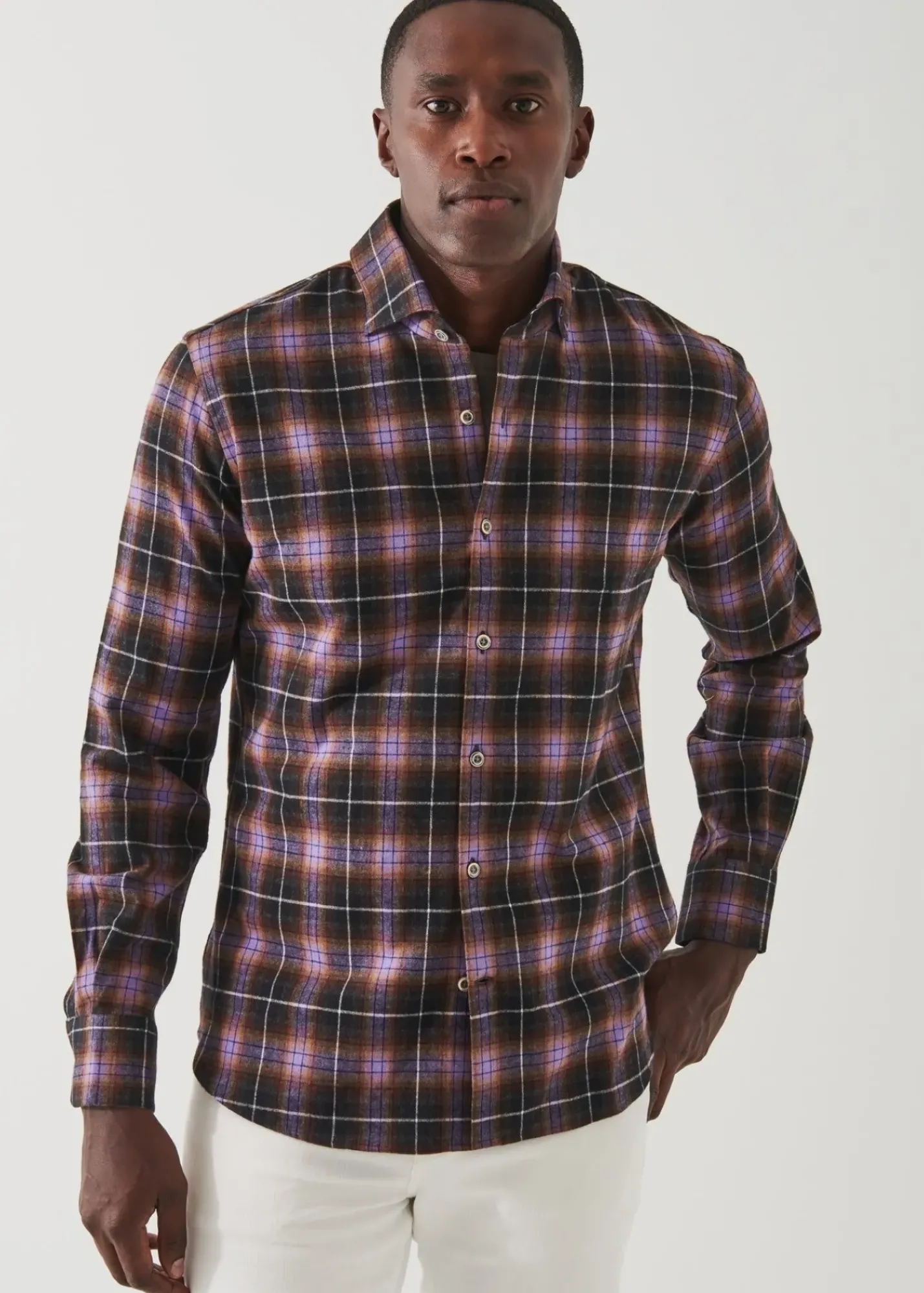 PATRICK ASSARAF Flannel Shirt|Men Shirts
