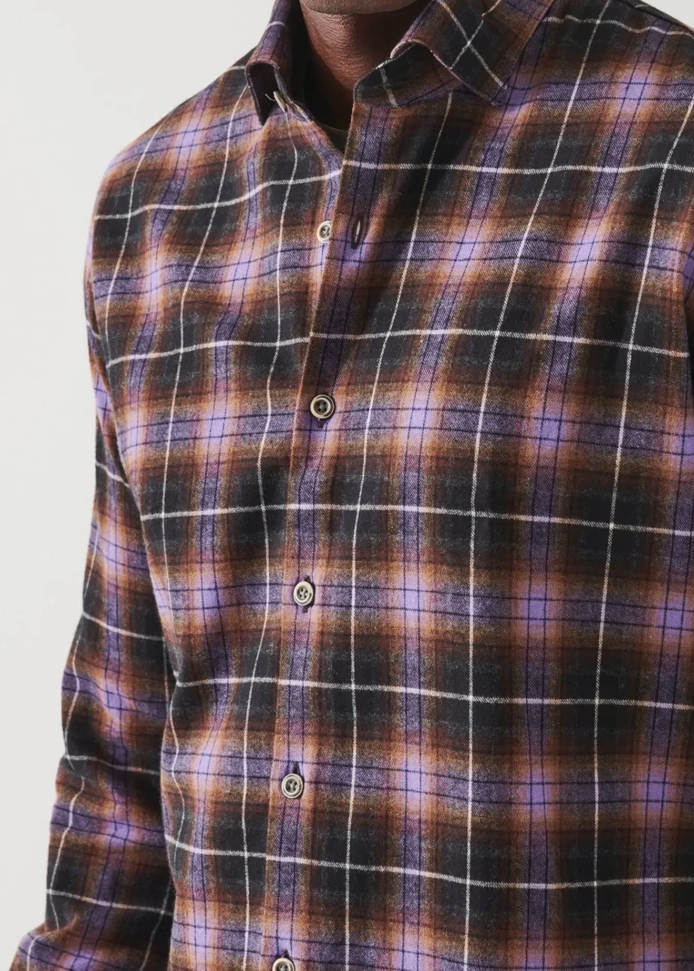 PATRICK ASSARAF Flannel Shirt|Men Shirts