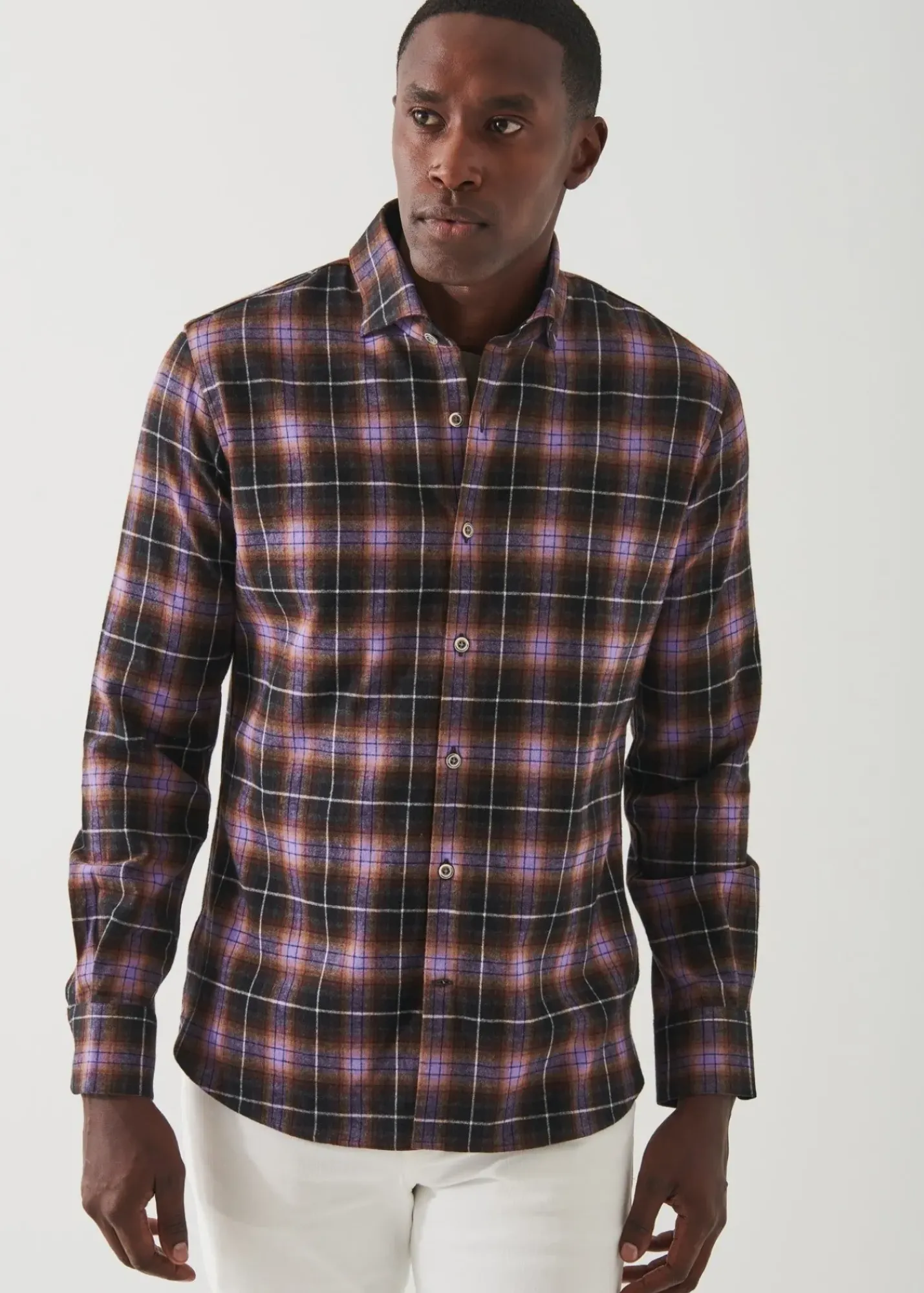 PATRICK ASSARAF Flannel Shirt|Men Shirts