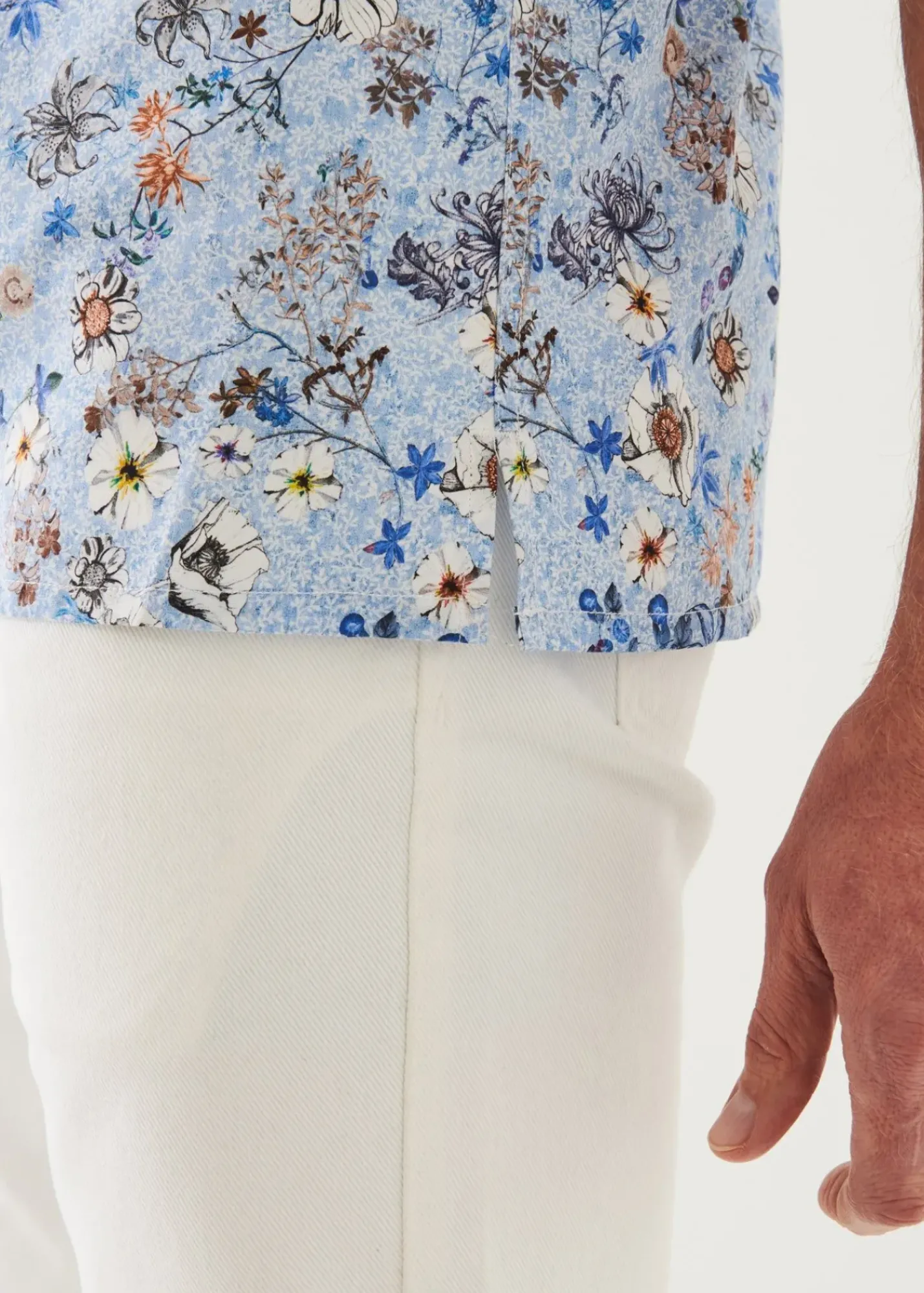 PATRICK ASSARAF Floral Print Camp Collar Shirt|Men Shirts
