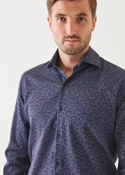 PATRICK ASSARAF Floral Print Cotton Shirt|Men Shirts