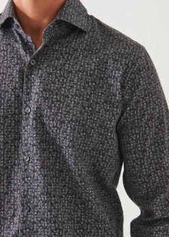 PATRICK ASSARAF Floral Print Cotton Shirt|Men Shirts