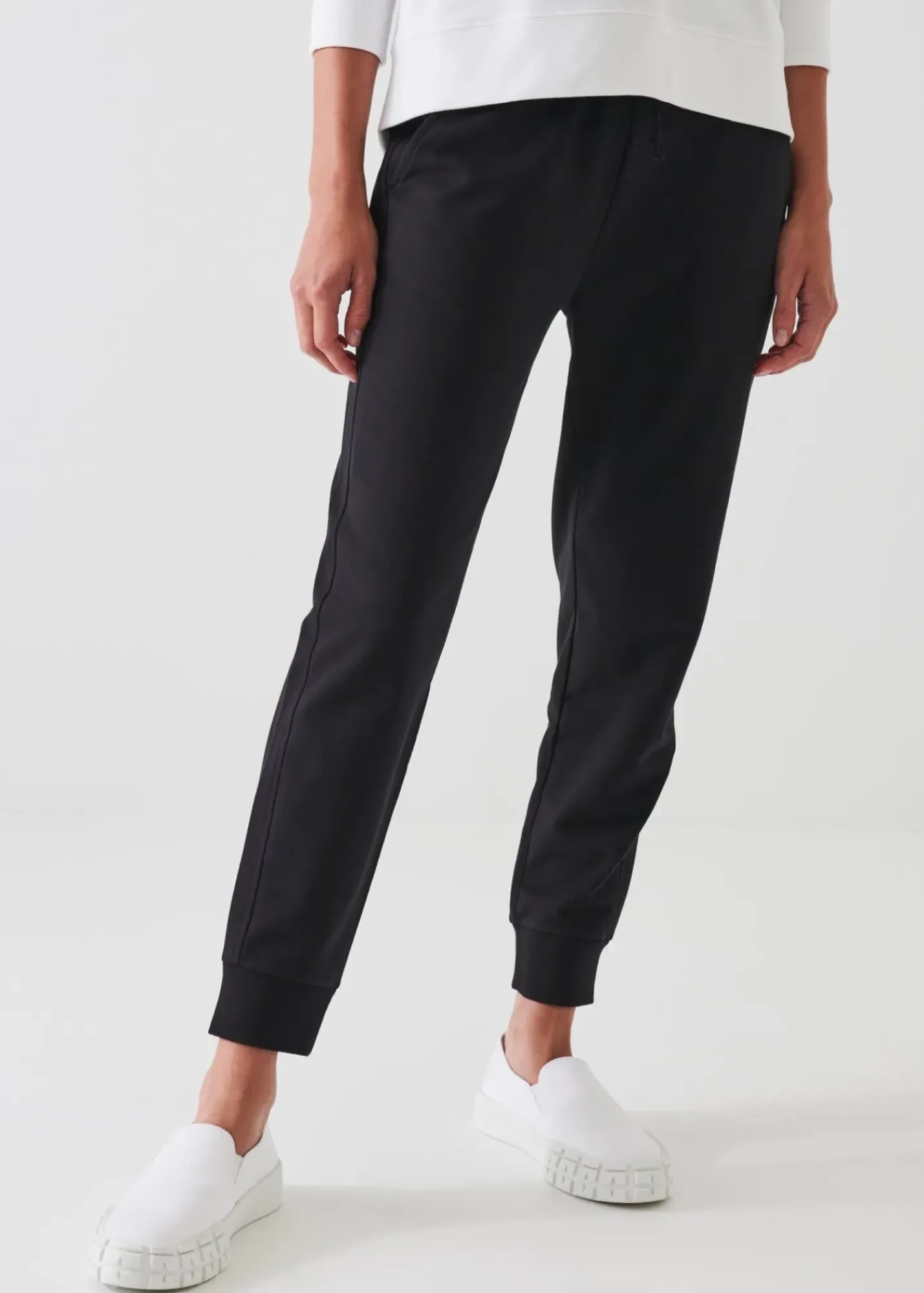PATRICK ASSARAF French Terry Drawstring Jogger|Women Pants