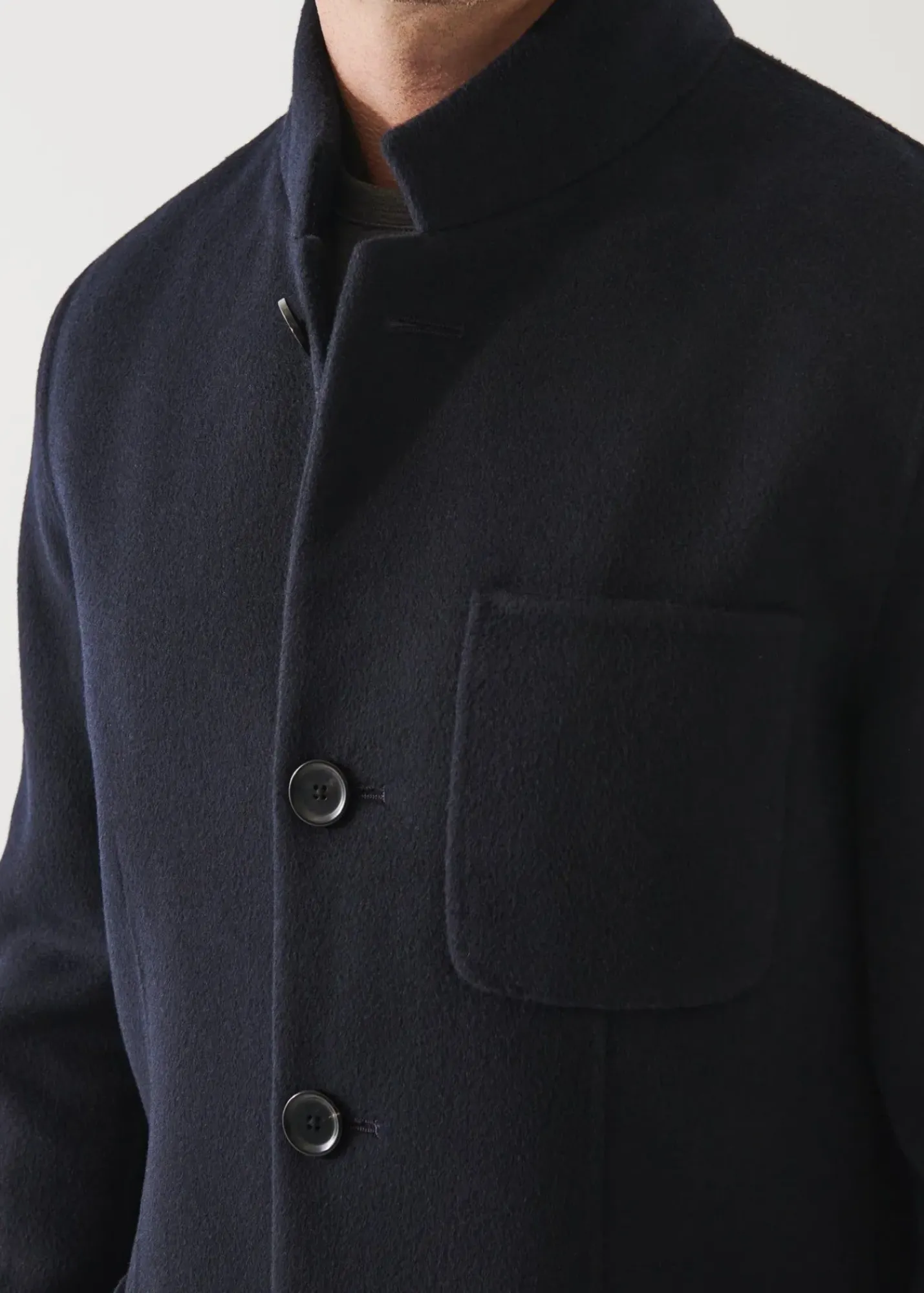 PATRICK ASSARAF Hybrid Wool-Cashmere Jacket|Men Outerwear