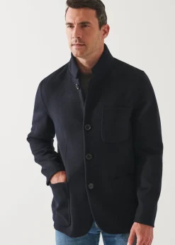 PATRICK ASSARAF Hybrid Wool-Cashmere Jacket|Men Outerwear