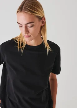 PATRICK ASSARAF Iconic Pima Cotton Stretch Boyfriend T-Shirt|Women T-Shirts