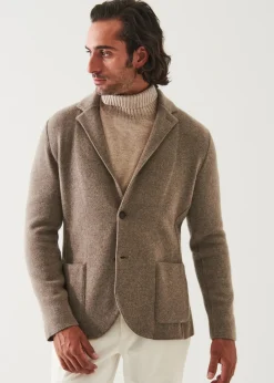 PATRICK ASSARAF Italian Cashmere Two-Button Blazer|Men Blazers