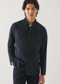 PATRICK ASSARAF Italian Nylon Hybrid Jacket|Men Outerwear