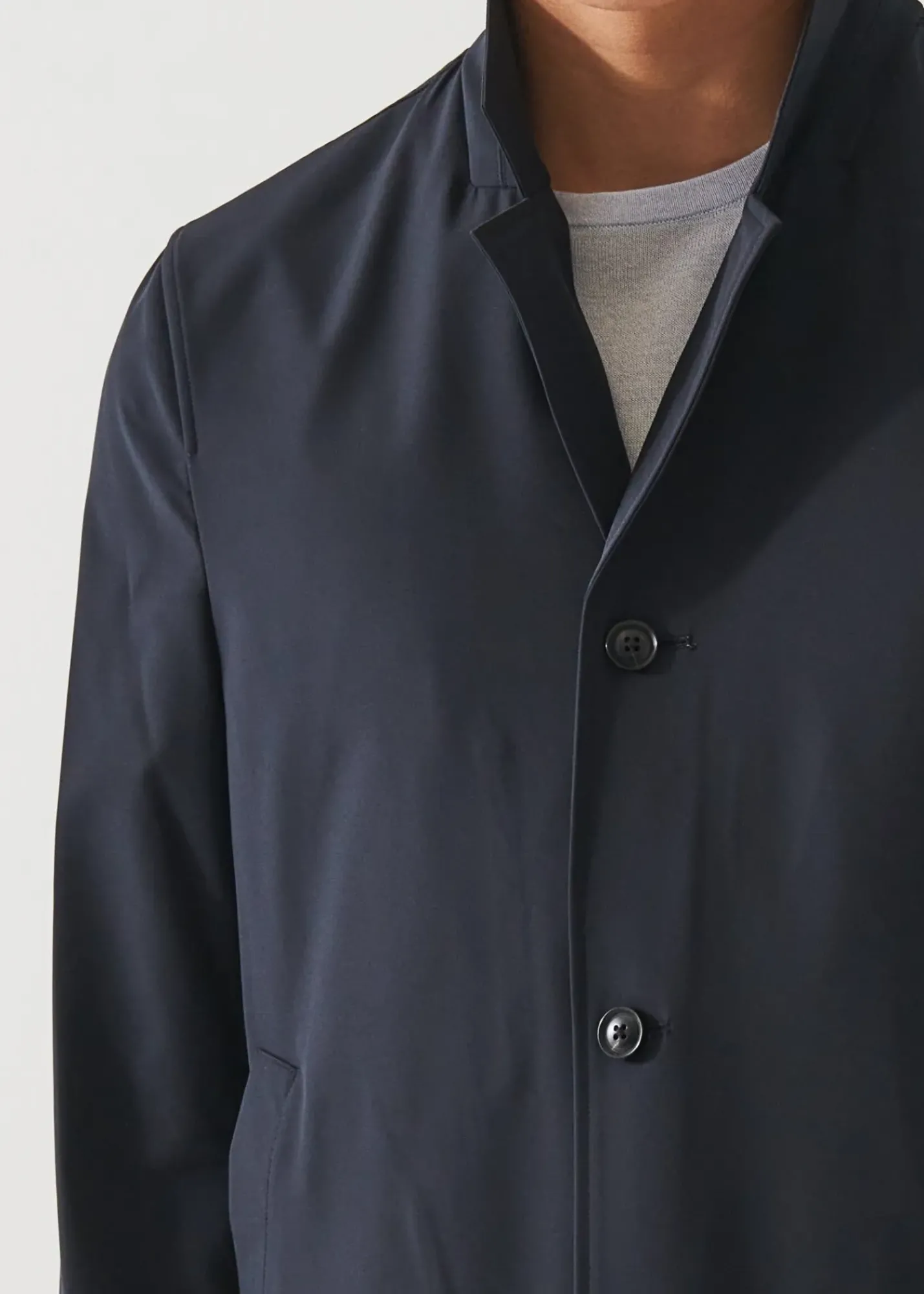 PATRICK ASSARAF Italian Nylon Trench Coat|Men Outerwear