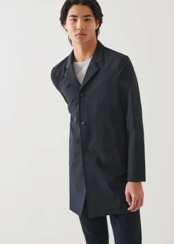 PATRICK ASSARAF Italian Nylon Trench Coat|Men Outerwear