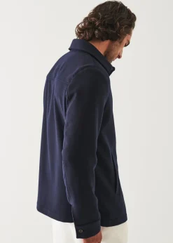PATRICK ASSARAF Italian One Pocket Shirt Jacket|Men Outerwear