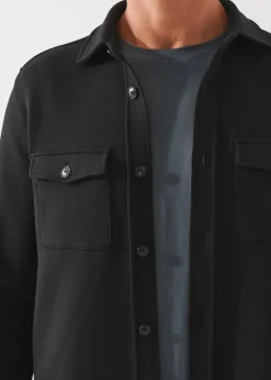 PATRICK ASSARAF Japanese Double-Face Shirt Jacket|Men Outerwear