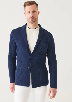 PATRICK ASSARAF Knit Blazer|Men Blazers