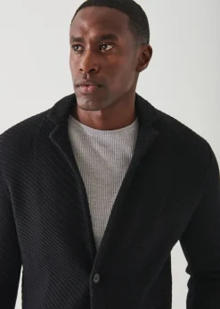 PATRICK ASSARAF Knit Sweater Jacket|Men Blazers