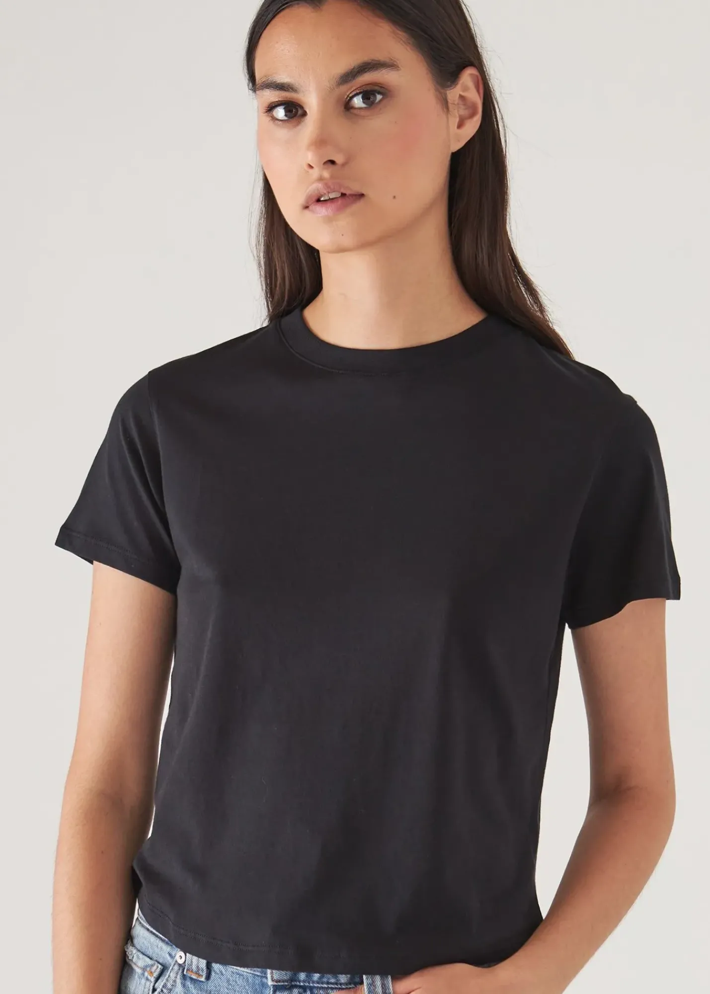 PATRICK ASSARAF Lightweight Pima Cotton Baby T-Shirt|Women T-Shirts