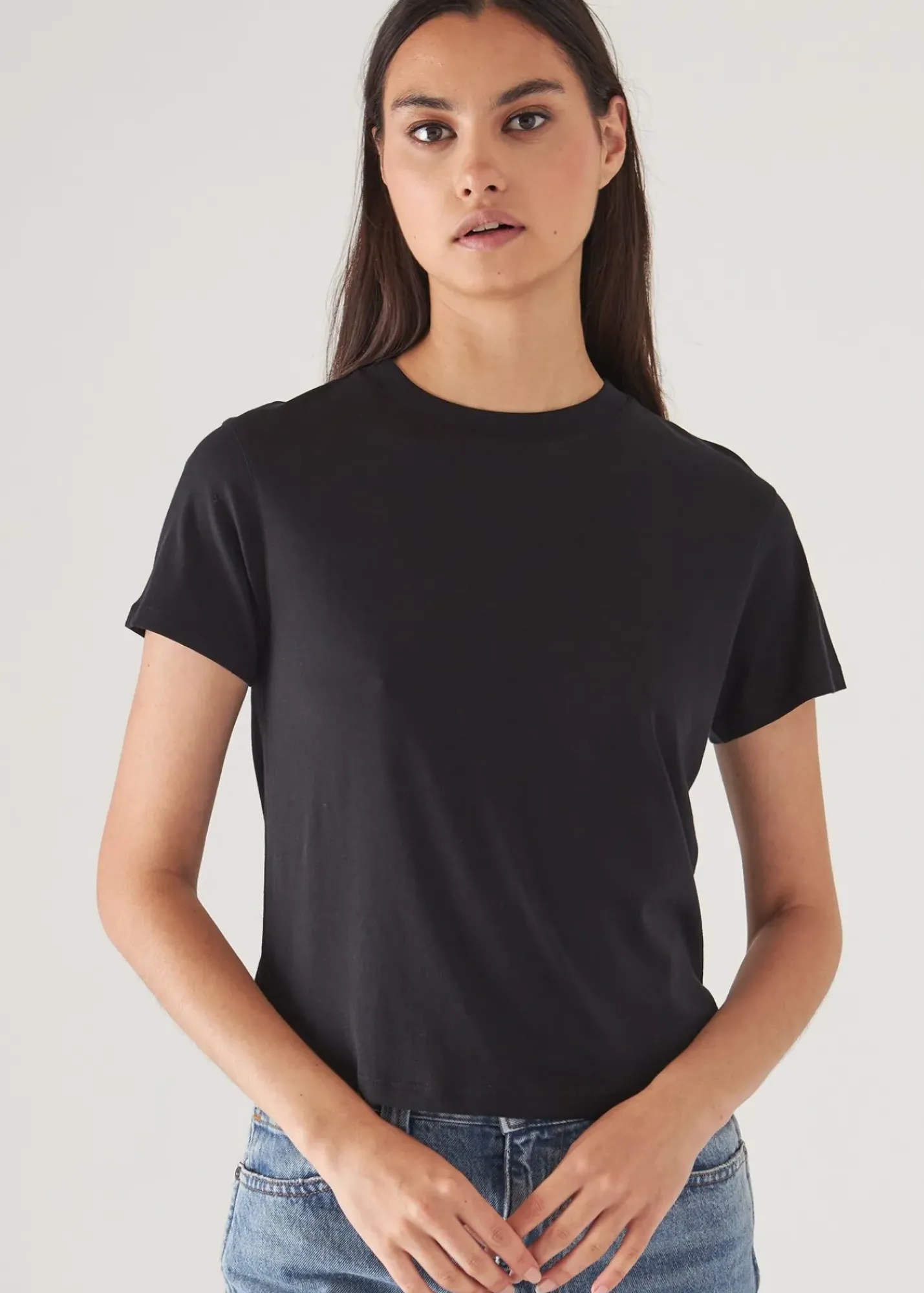 PATRICK ASSARAF Lightweight Pima Cotton Baby T-Shirt|Women T-Shirts