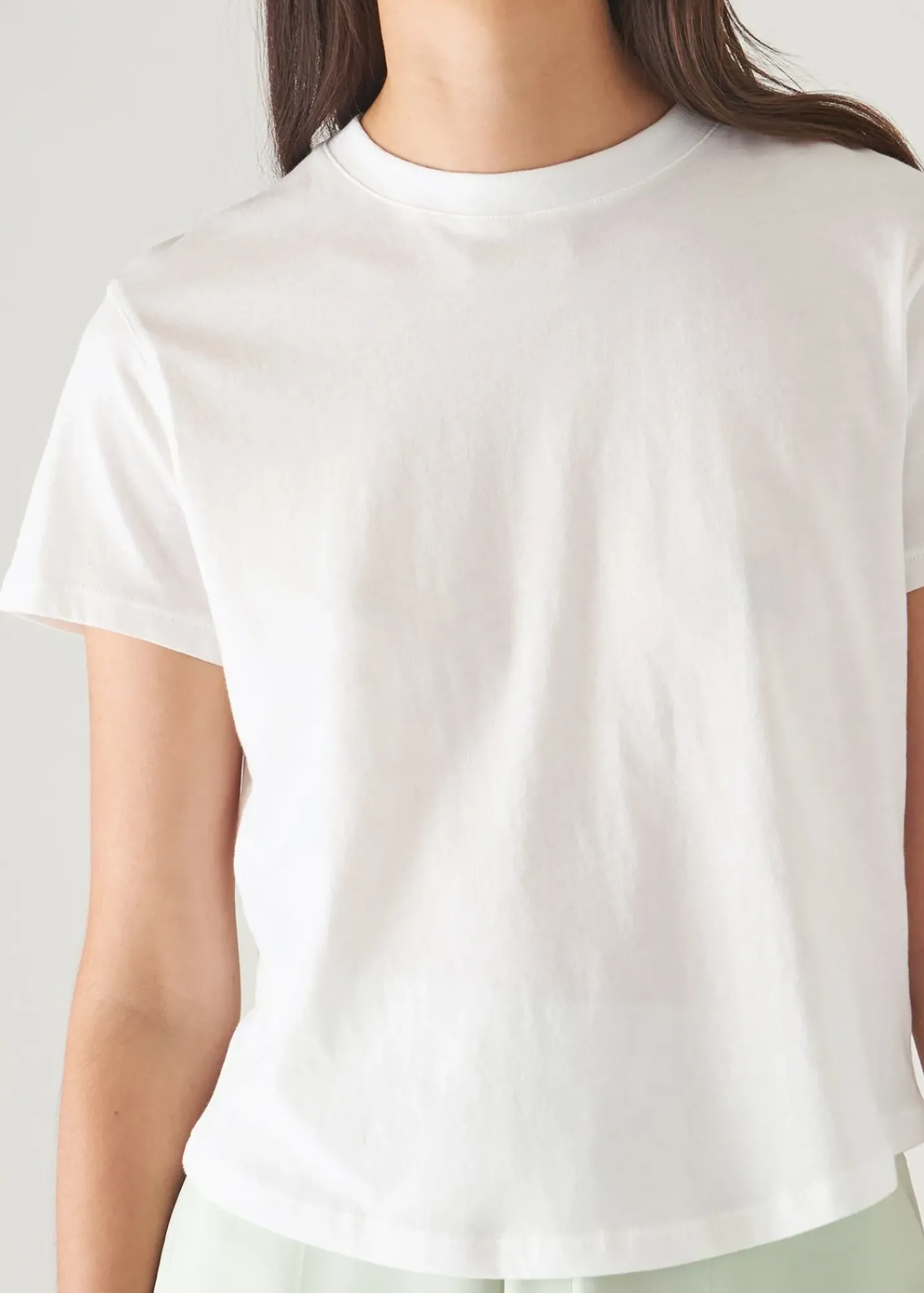 PATRICK ASSARAF Lightweight Pima Cotton Baby T-Shirt|Women T-Shirts